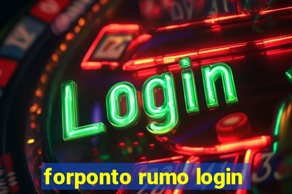 forponto rumo login